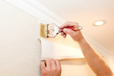 Pose de papier peint à Leucate — revêtements muraux et toiles de verre